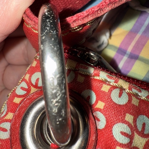 Fossil Floral Red and Cream Women's Bag. (BT 1) - Picture 7 of 13